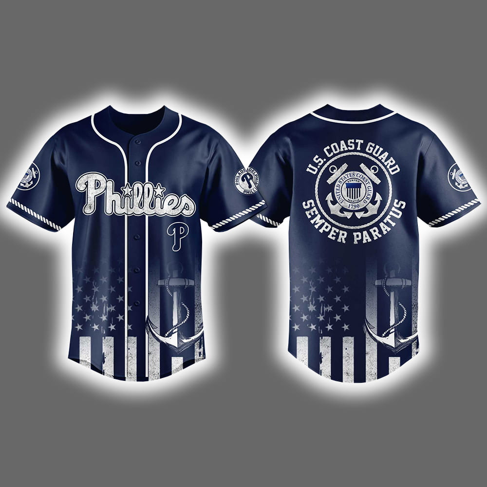 2025 Phillies US Coast Guard Jersey 2025 Phillies US Coast Guard Jersey