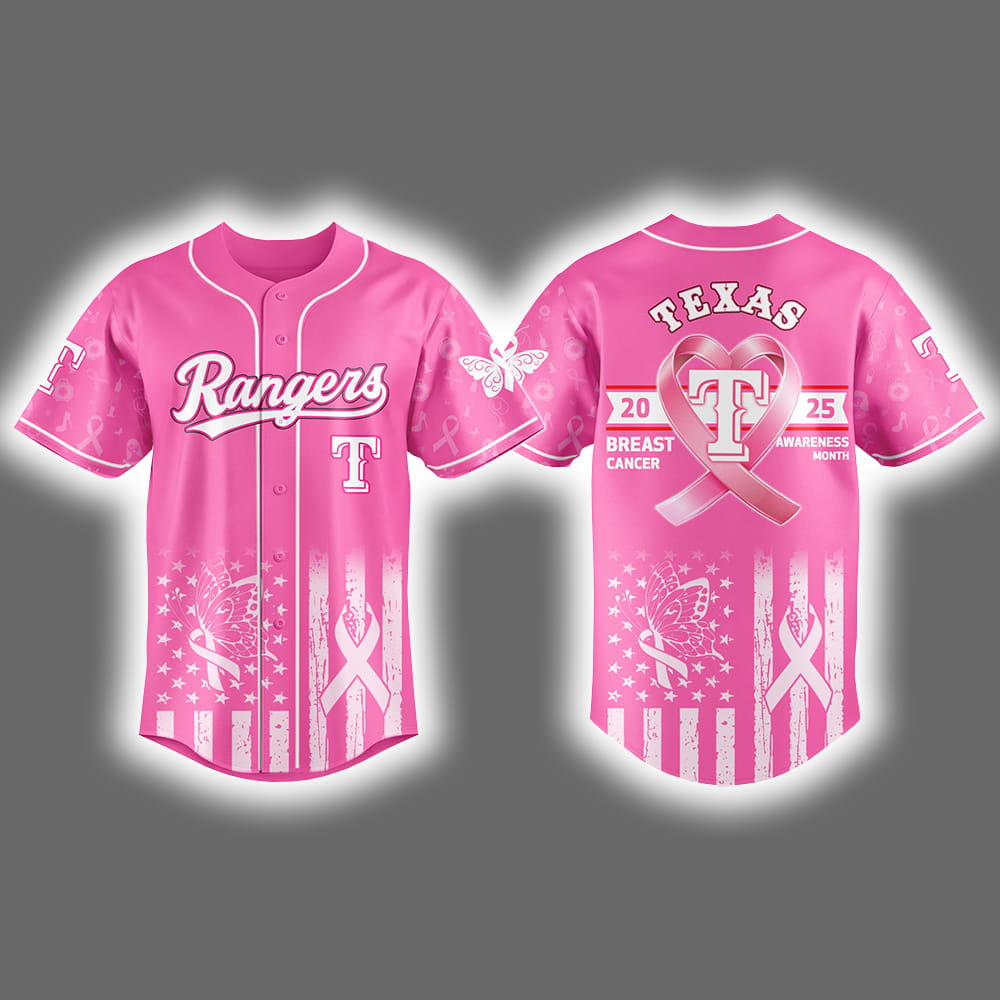 2025 Rangers Breast Cancer Awareness Month Jersey 2025 Rangers Breast Cancer Awareness Month Jersey