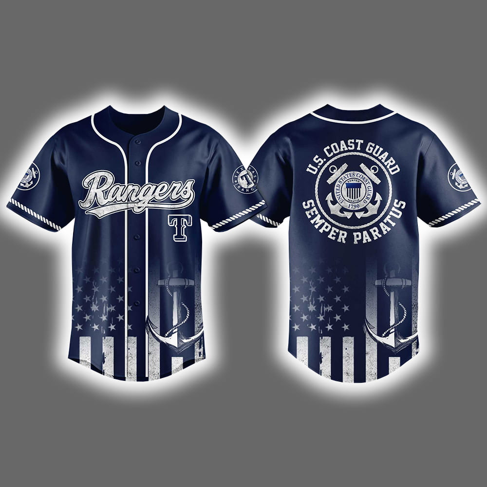 2025 Rangers US Coast Guard Jersey 2025 Rangers US Coast Guard Jersey