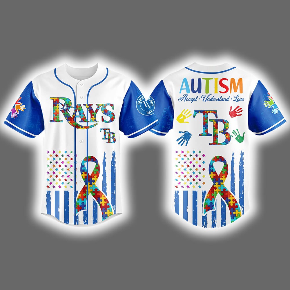 2025 Rays Autism Awareness Month Celebration Jersey 2025 Rays Autism Awareness Month Celebration Jersey
