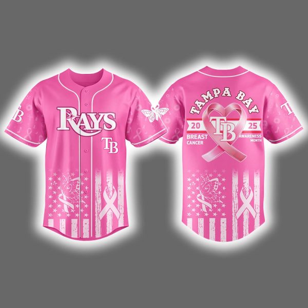 2025 Rays Breast Cancer Awareness Month Jersey