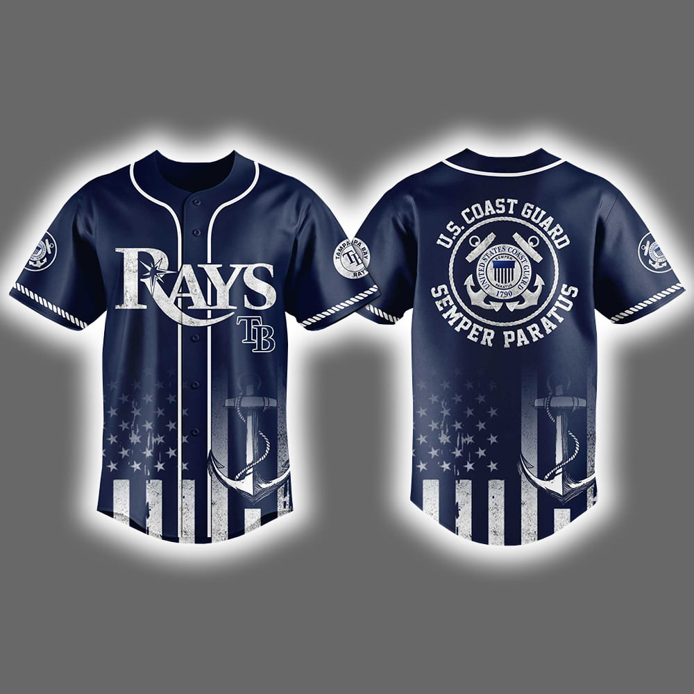 2025 Rays US Coast Guard Jersey 2025 Rays US Coast Guard Jersey