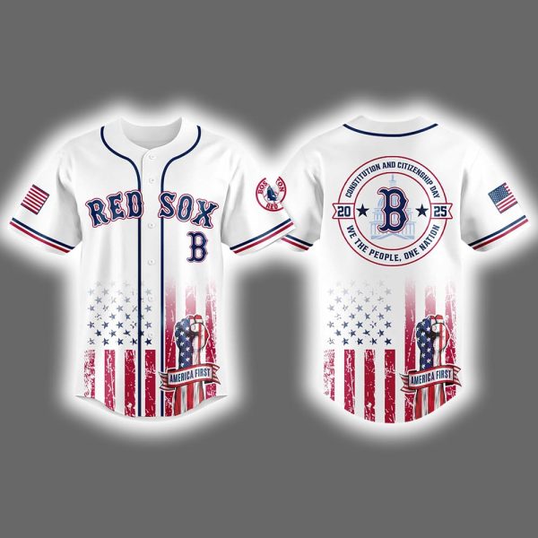 2025 Red Sox Happy Constitution And Citizenship Day Jersey