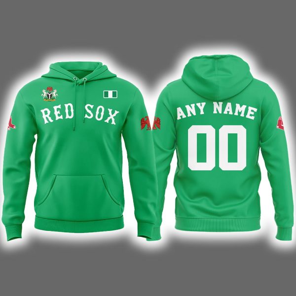 2025 Red Sox x Nigerian Heritage Celebration Hoodie Joggers Cap