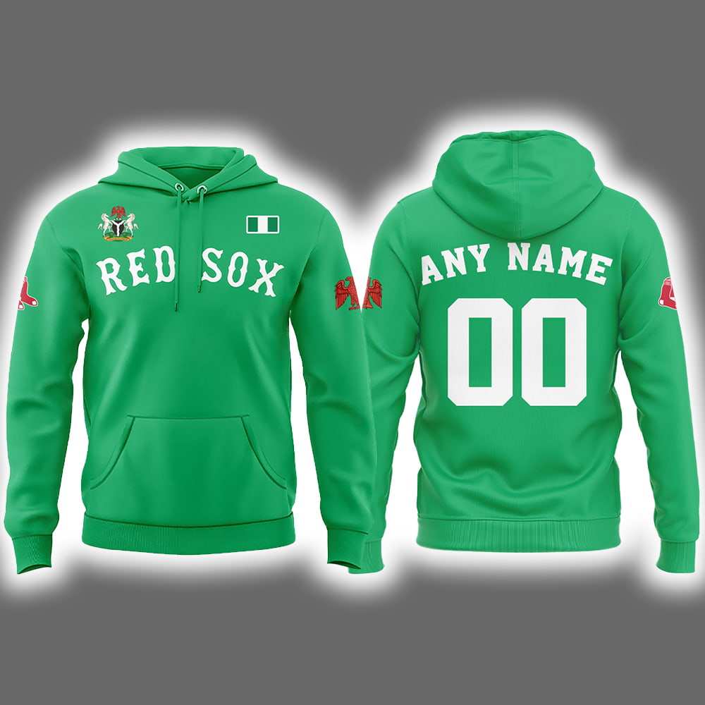 2025 Red Sox x Nigerian Heritage Celebration Hoodie Joggers Cap 2025 Red Sox x Nigerian Heritage Celebration Hoodie Joggers Cap