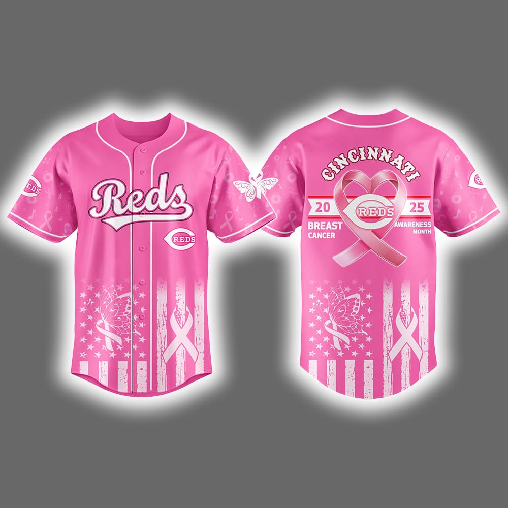 2025 Reds Breast Cancer Awareness Month Jersey 2025 Reds Breast Cancer Awareness Month Jersey