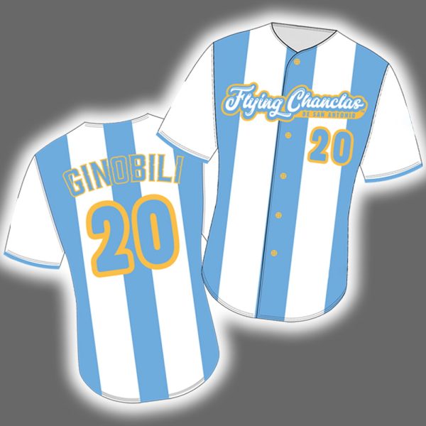 2025 San Antonio Missions Manu Ginobili Baseball Jersey Giveaway