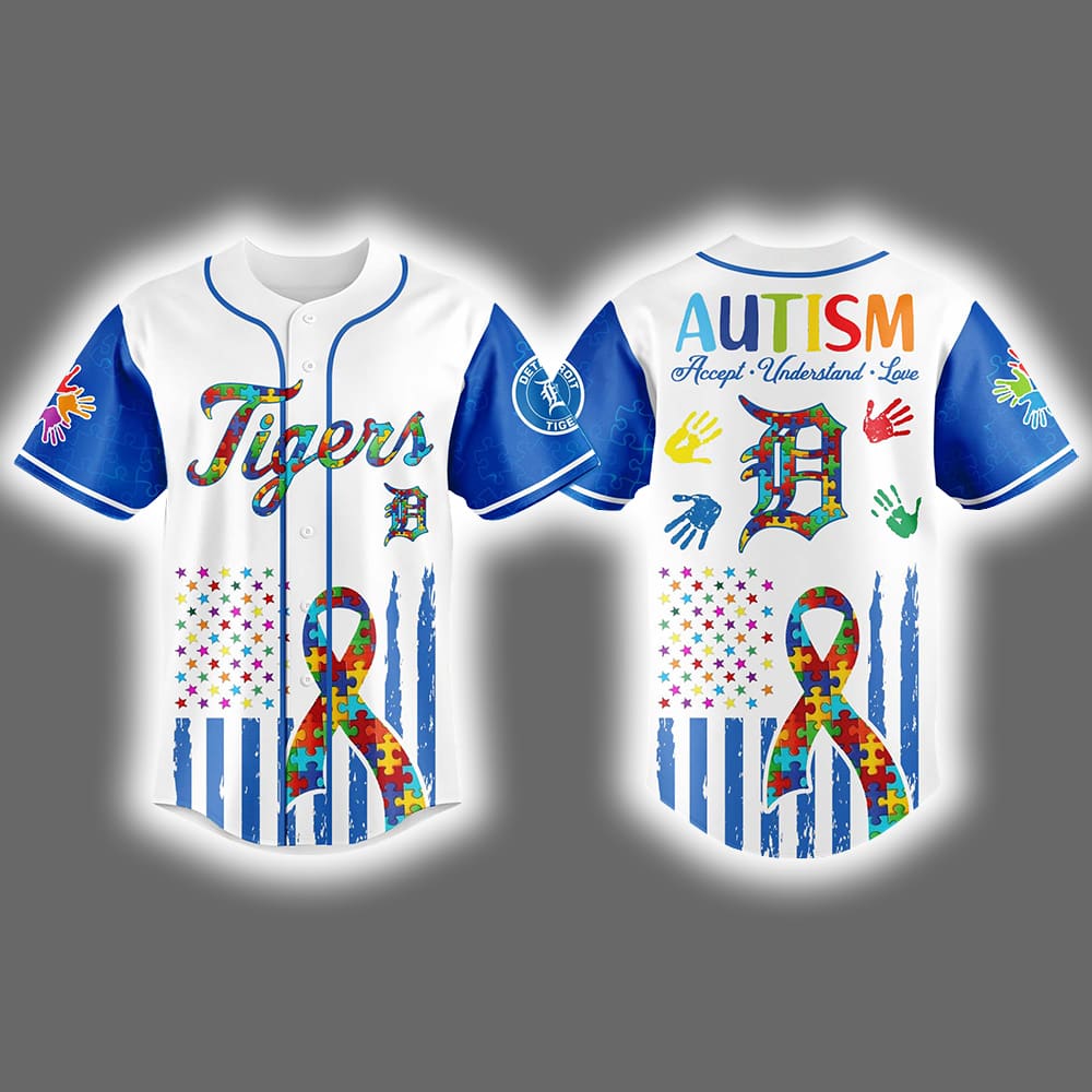 2025 Tigers Autism Awareness Month Celebration Jersey 2025 Tigers Autism Awareness Month Celebration Jersey