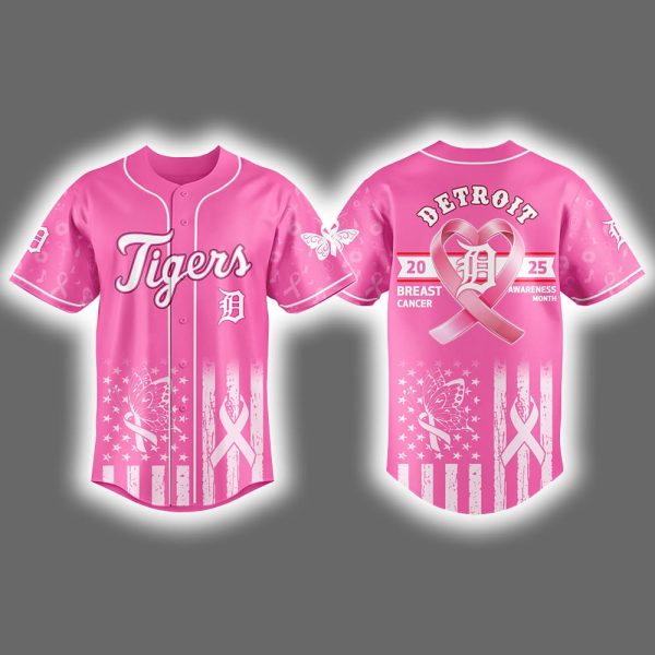 2025 Tigers Breast Cancer Awareness Month Jersey