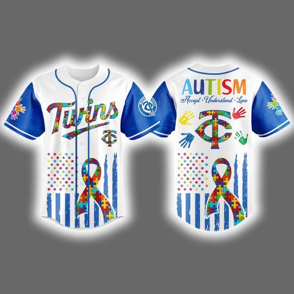 2025 Twins Autism Awareness Month Celebration Jersey