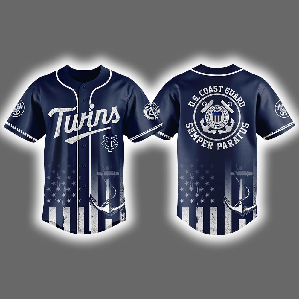 2025 Twins US Coast Guard Jersey 2025 Twins US Coast Guard Jersey
