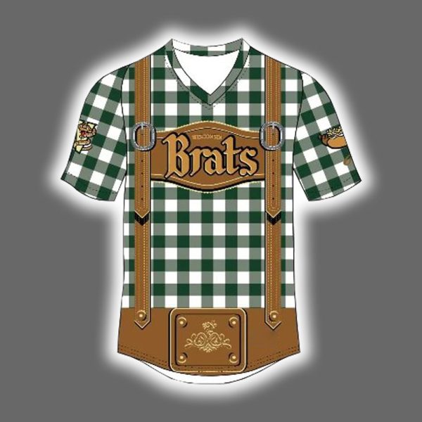 2025 Wisconsin Timber Rattlers Bratoberfest with Brats Jersey Giveaway 2