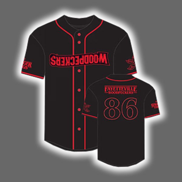 2025 Woodpeckers Stranger Things Replica Jersey Giveaway