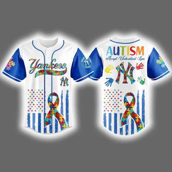 2025 Yankees Autism Awareness Month Celebration Jersey