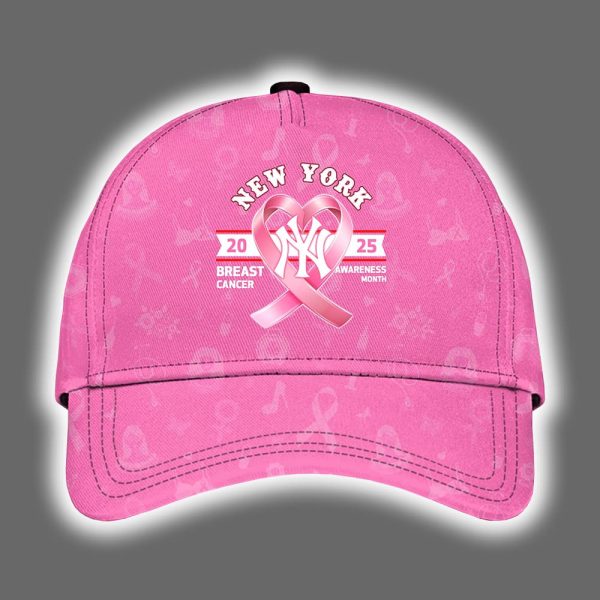 2025 Yankees Breast Cancer Awareness Month Jersey 2