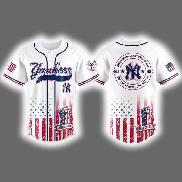 2025 Yankees Happy Constitution And Citizenship Day Jersey