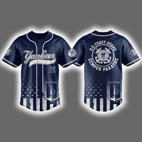 2025 Yankees US Coast Guard Jersey