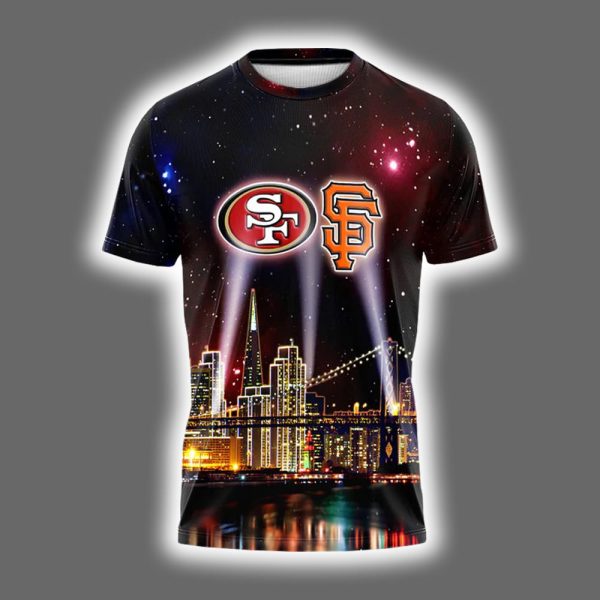 49ers x Giants Skyline Customized Shirt 2