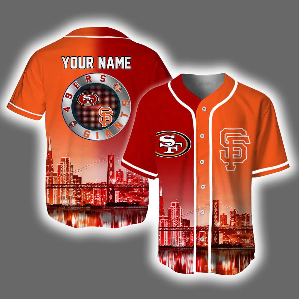 49ers x Giants Skyline Personalized Jersey 49ers x Giants Skyline Personalized Jersey
