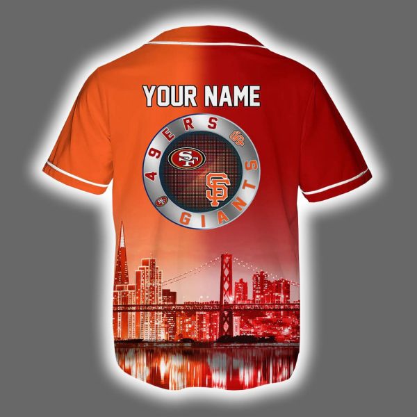 49ers x Giants Skyline Personalized Jersey 3