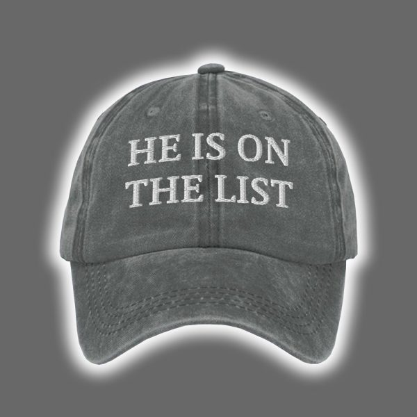 8647 FDT Hes On The List Epstein Hat 2