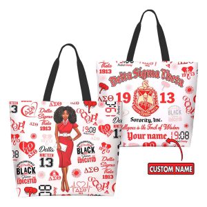 Delta Sigma Theta 1913 Ladder Type Portable Shopping Bag