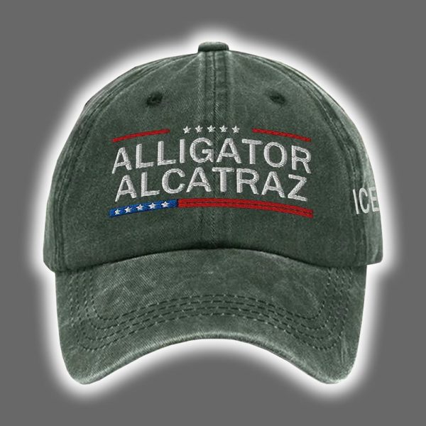 Alligator Alcatraz Everglades ICE Hat 3