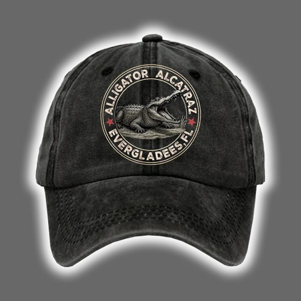 Alligator Alcatraz Florida Everglades Hat