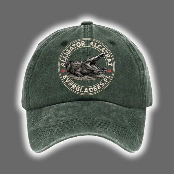 Alligator Alcatraz Florida Everglades Hat 2