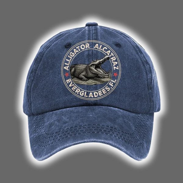 Alligator Alcatraz Florida Everglades Hat 3