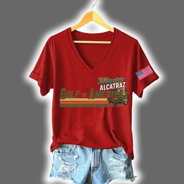 Alligator Alcatraz Gulf of America Est 2025 Shirt 3