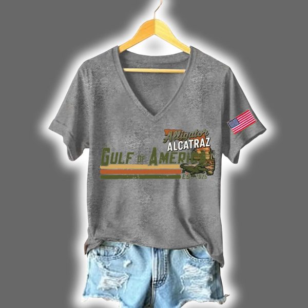 Alligator Alcatraz Gulf of America Est 2025 Shirt 5