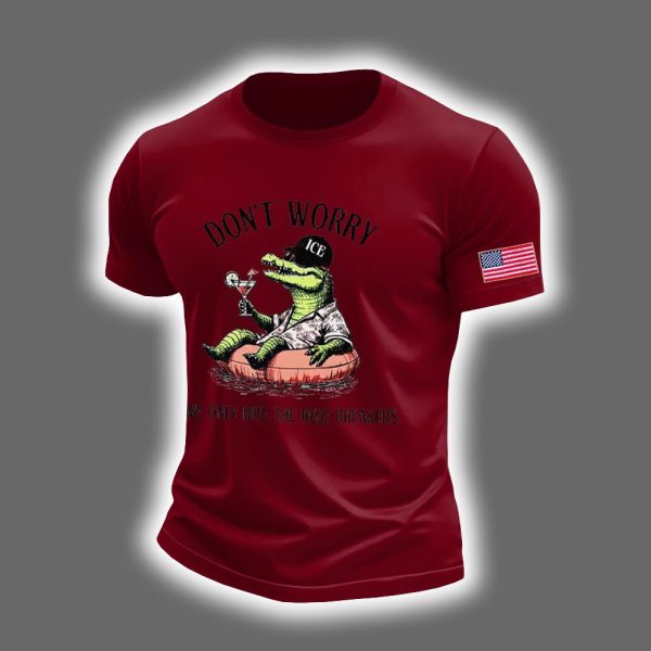Alligator Alcatraz ICE Dont Worry We Only Bite The Rule Breakers Shirt 4