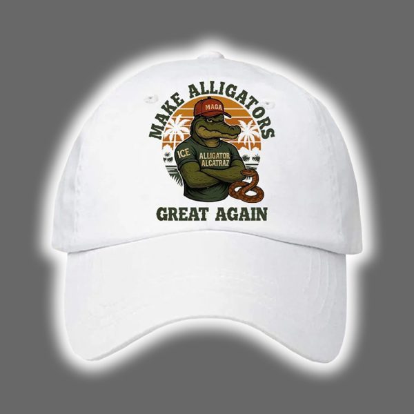 Alligator Alcatraz ICE Make Alligators Great Again Hat