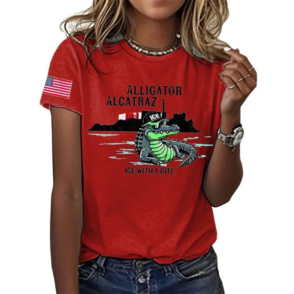 Alligator Alcatraz ICE With A Bite Shirt 2