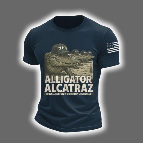 Alligator Alcatraz National Institute Of Crocodilian Enforcement Shirt 3