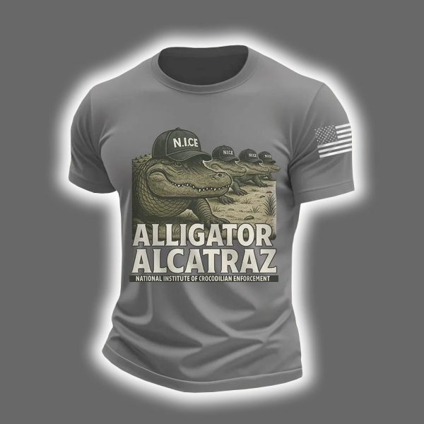 Alligator Alcatraz National Institute Of Crocodilian Enforcement Shirt 4