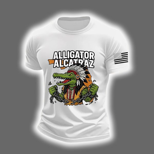 Alligator Alcatraz Native American Florida Everglades Shirt 2
