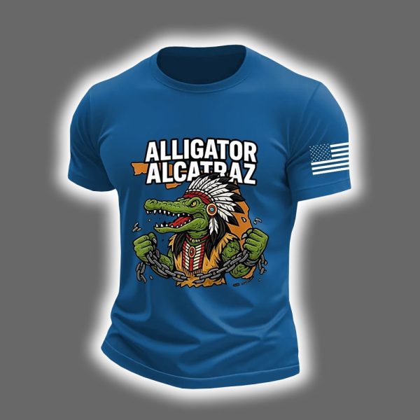 Alligator Alcatraz Native American Florida Everglades Shirt 5