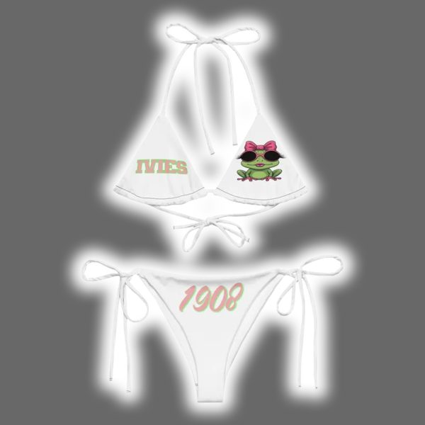 Alpha Kappa Alpha 1908 Triangle Bikini Swimsuit 3