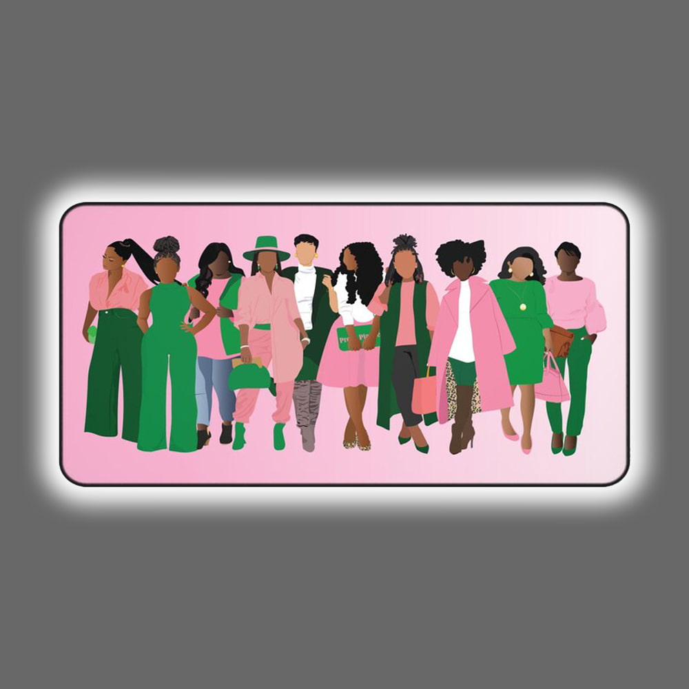 Alpha Kappa Alpha Pretty Sisterhood Desk Mat Alpha Kappa Alpha Pretty Sisterhood Desk Mat