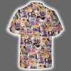 American Flag Patriotic Cat Hawaiian Shirt 3