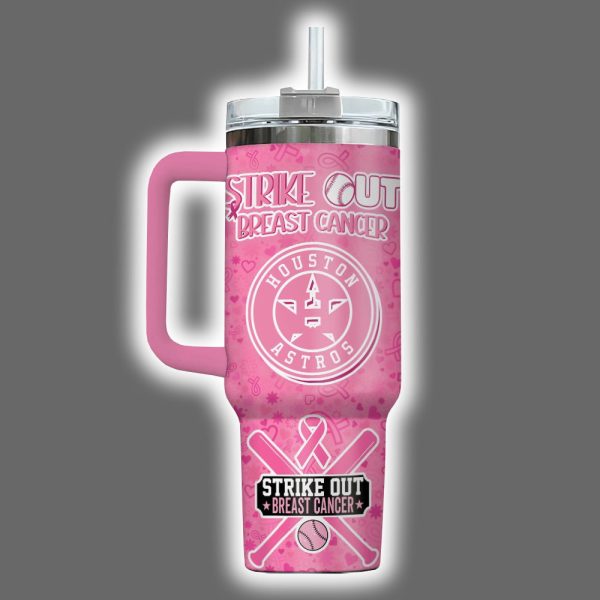 Astros 2025 Breast Cancer Awareness Month Tumbler 2