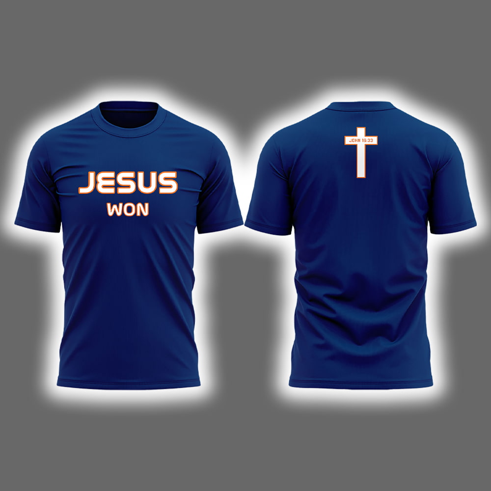 Astros Jesus Won Two-Sided Shirt 2025 Astros Jesus Won Two-Sided Shirt 2025
