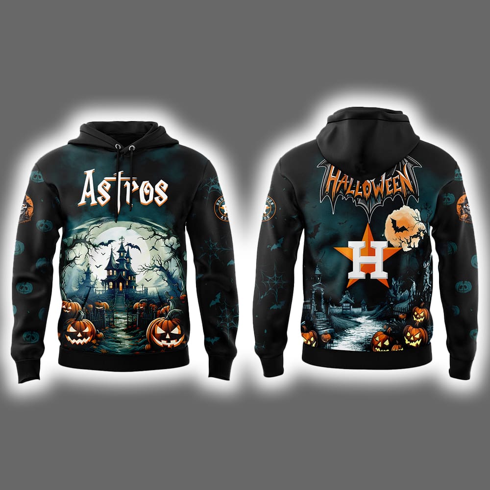 Astros x Happy Halloween 2025 Hoodie Joggers Cap Astros x Happy Halloween 2025 Hoodie Joggers Cap