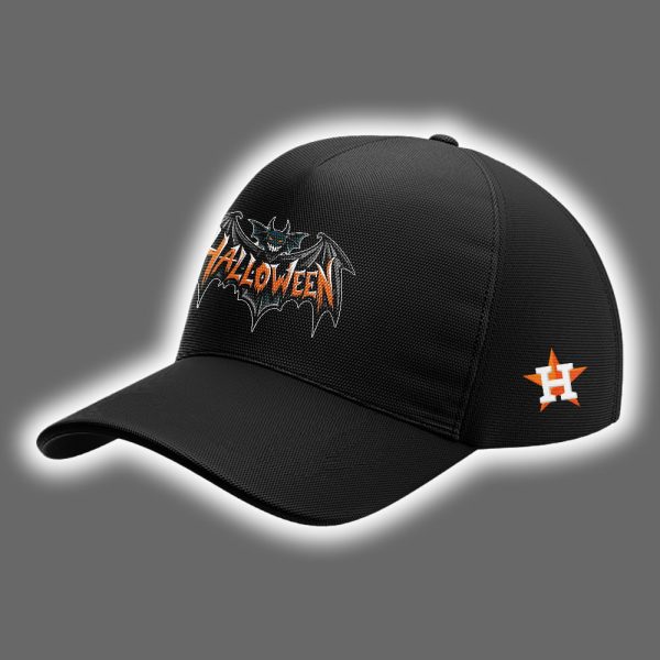 Astros x Happy Halloween 2025 Hoodie Joggers Cap 2