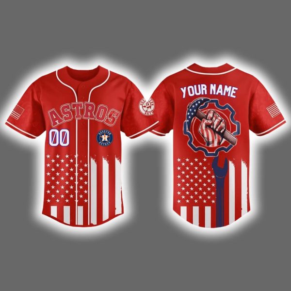 Astros x Happy Labor Day 2025 Personalized Jersey