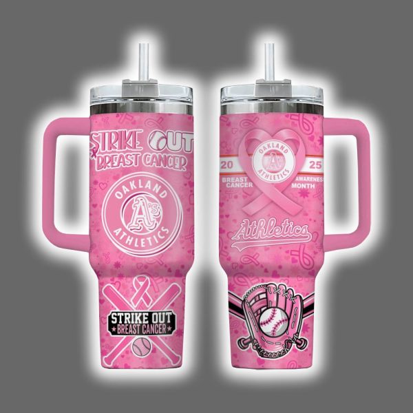 Athletics 2025 Breast Cancer Awareness Month Tumbler