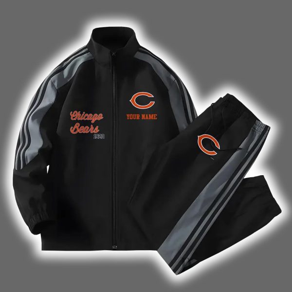 Bears Football Versatile Personalized Sport Set Jacket And Pants 2
