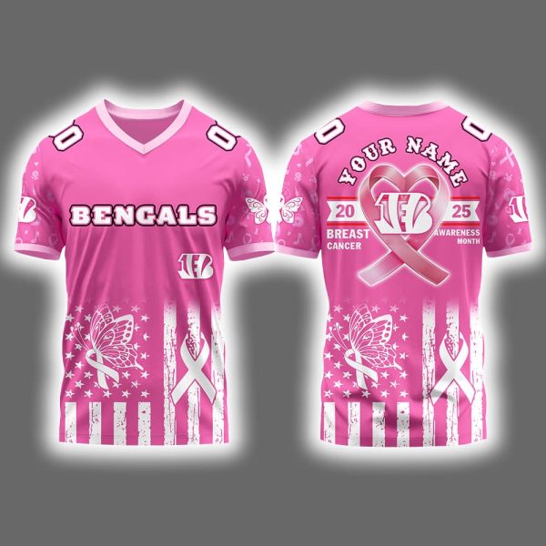 Bengals x Breast Cancer Awareness Month 2025 Jersey